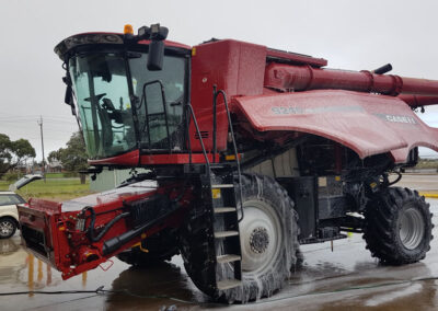 We detailed this client's tractor with the machinery in Eyre Peninsula