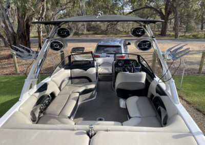 Interior detail and cut & polish of the hull and deck done on a client's boat in Tumby Bay