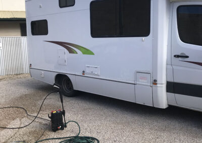 Our team of mobile detailers did this client's caravan in Tulka in Eyre Peninsula